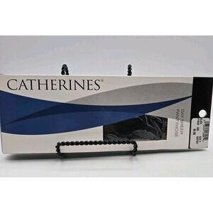 Catherine's Black Plus Size C Pantyhose New Day Sheer